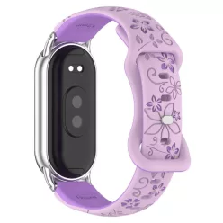   Xiaomi Smart Band 8/9/10 lézergravírozott szilikon pótszíj