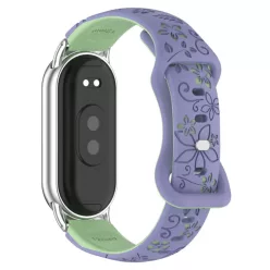   Xiaomi Smart Band 8/9/10 lézergravírozott szilikon pótszíj