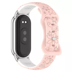   Xiaomi Smart Band 8/9/10 lézergravírozott szilikon pótszíj
