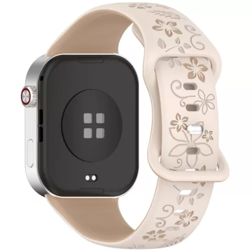 Xiaomi Smart Band 8/9/10 Pro lézergravírozott szilikon pótszíj