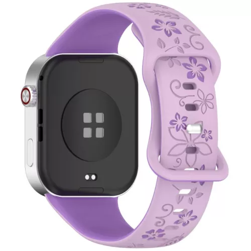 Xiaomi Smart Band 8/9/10 Pro lézergravírozott szilikon pótszíj