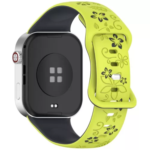 Xiaomi Smart Band 8/9/10 Pro lézergravírozott szilikon pótszíj
