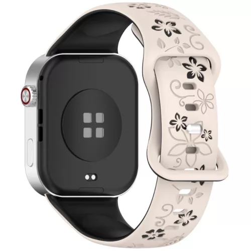 Xiaomi Smart Band 8/9/10 Pro lézergravírozott szilikon pótszíj