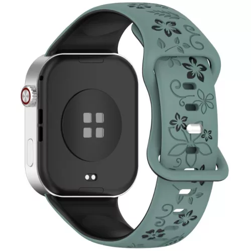 Xiaomi Smart Band 8/9/10 Pro lézergravírozott szilikon pótszíj
