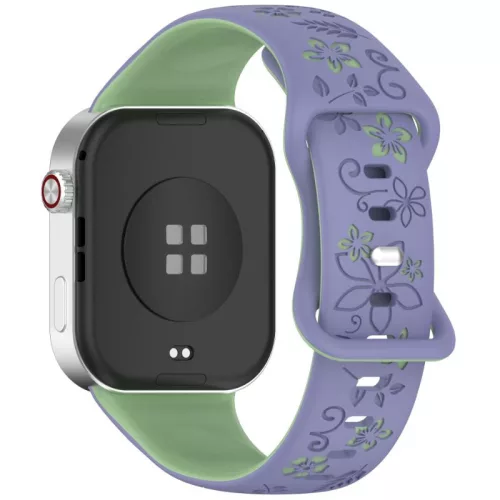 Xiaomi Smart Band 8/9/10 Pro lézergravírozott szilikon pótszíj
