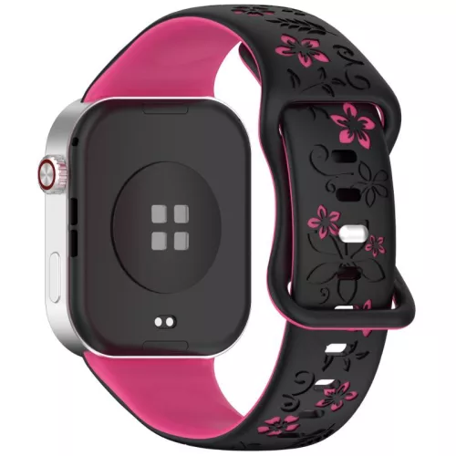 Xiaomi Smart Band 8/9/10 Pro lézergravírozott szilikon pótszíj