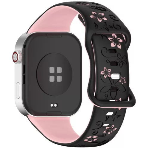 Xiaomi Smart Band 8/9/10 Pro lézergravírozott szilikon pótszíj