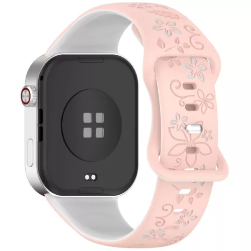 Xiaomi Smart Band 8/9/10 Pro lézergravírozott szilikon pótszíj
