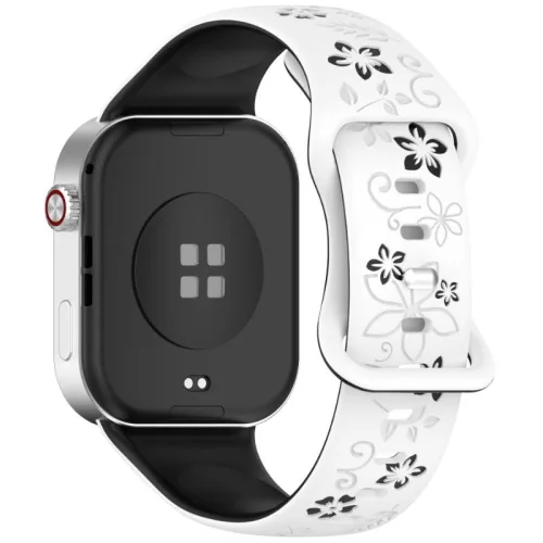 Xiaomi Smart Band 8/9/10 Pro lézergravírozott szilikon pótszíj