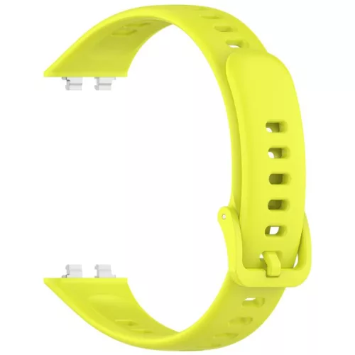 Huawei Band 11 / 11 Pro kompatibilis szilikon pótszíj - neonzöld