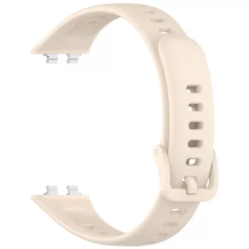 Huawei Band 11 / 11 Pro kompatibilis szilikon pótszíj - krém