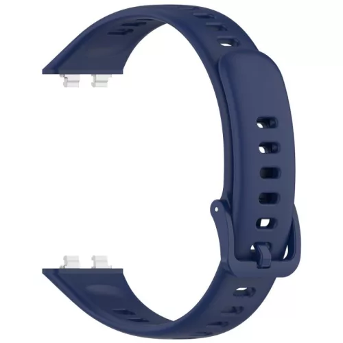 Huawei Band 11 / 11 Pro kompatibilis szilikon pótszíj - sötétkék