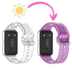 Samsung Galaxy Watch Fit 3 színváltós szilikon pótszíj