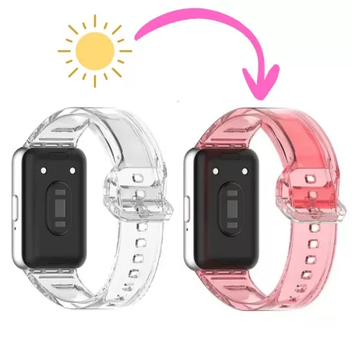 Samsung Galaxy Watch Fit 3 színváltós szilikon pótszíj