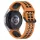 Samsung Galaxy Watch 4/5/6/7 szilikon sportszíj narancs-fekete – 2. kép