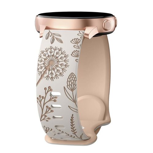 Engraved1 20mm lézergravírozott szilikon pótszíj