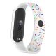 Xiaomi Mi Band 5/6/7 szilikon mintás szíj