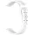 Xiaomi Smart Band 8/9/10 lézergravírozott szilikon okoskarkötő pótszíj - fehér (napraforgó minta)