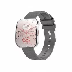 Nubo47 Ultraslim AMOLED kijelzős okosóra - ezüst