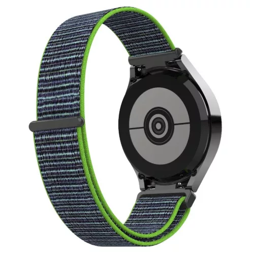Samsung Galaxy Watch 4/5/6/7 tépőzáras szövet szíj élénksárga – 2. kép